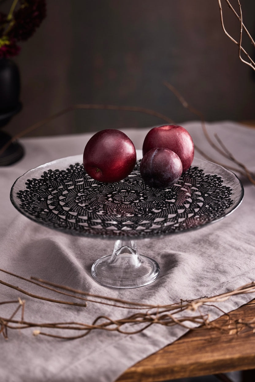 Black Lace Cake Stand